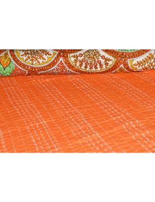 Kantha Quilt Queen Cotton Vintage Throw Blanket Multi Design Indian Handmade GDR0420 5