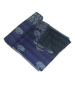 Kantha Quilt Queen Cotton Vintage Throw Blanket Multi Design Indian Handmade GDR0540