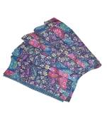 Kantha Quilt Queen Cotton Vintage Throw Blanket Multi Design Indian Handmade GDR0579