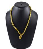 Wooden Natural Color Kanthi Mala/Holy Basil Rosary/Kanthi Tulsi Mala For Pooja Chanting Or Wearing