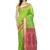 Green woven art silk saree with blouse