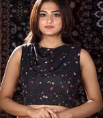 Black cotton readymade blouse