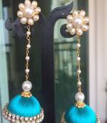Blue earrings