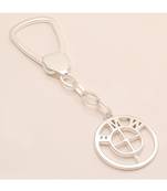 BMW Car logo Key Chain 925 Sterling Silver Unisex Christmas Fine Jewelry Gifts