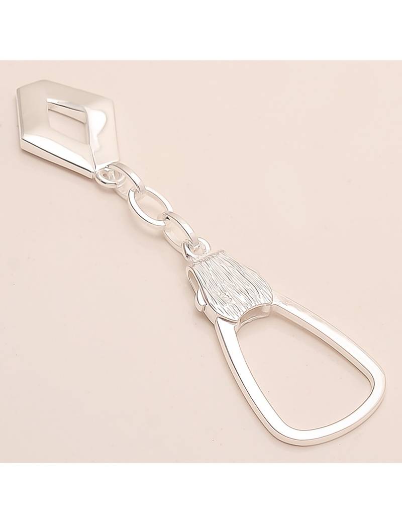 Renault Car logo Key Chain 925 Sterling Silver Unisex Christmas Fine Jewelry New