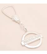 Nissan Car Logo Key Chain 925 Sterling Silver Unisex Christmas Fine Jewelry Gift