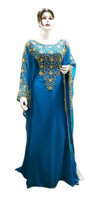 Modern Islamic Arabic Kaftan Dress For Weddin Gown Party Wear Dress 1