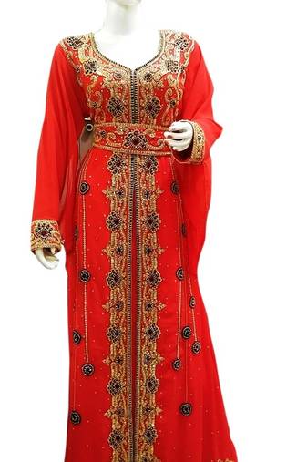  Moroccan Kaftan Islamic Moroccan Jalabiya Dress