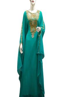 Modern Islamic Arabic Kaftan Dress For Weddin Gown Party Wear Dress