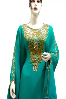 Modern Islamic Arabic Kaftan Dress For Weddin Gown Party Wear Dress
