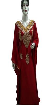 New Modern Moroccan Arabic Eid Kaftan Dress For Women Gown 1