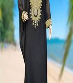Royal Moroccan Beautiful Zari Work Jilbab Jalabiya Kaftan Dress
