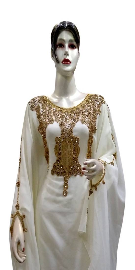 Beautiful Moroccan Islamic Wedding Gown Party Wear Gown For Women