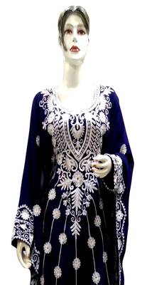 Modern Islamic Arabic Kaftan Dress For Weddin Gown Party Wear Dress 2