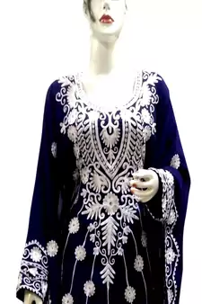Modern Islamic Arabic Kaftan Dress For Weddin Gown Party Wear Dress