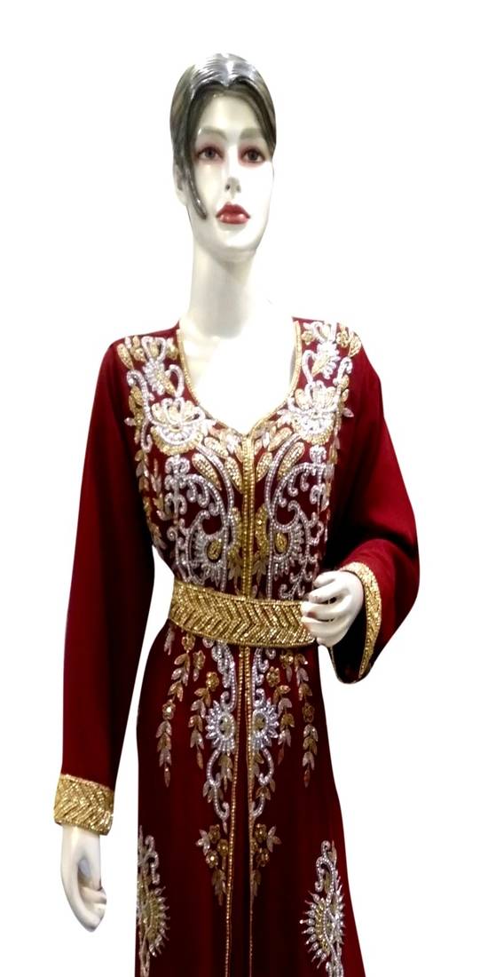  Moroccan Kaftan Islamic Moroccan Jalabiya Dress