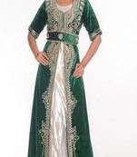 New Modern Moroccan Arabic Eid Kaftan Dress For Women Gown