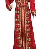 Royal Moroccan Beautiful Zari Work Jilbab Jalabiya Kaftan Dress