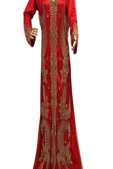 Gandura Moroccan Arabic Traditional Party Thobe Kaftan