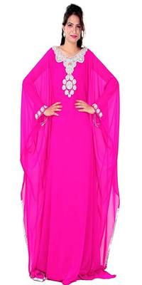 Royal Moroccan Beautiful Zari Work Jilbab Jalabiya Kaftan Dress 1