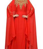 Royal Moroccan Beautiful Zari Work Jilbab Jalabiya Kaftan Dress