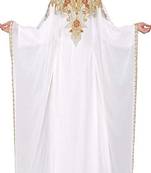 Royal Moroccan Beautiful Zari Work Jilbab Jalabiya Kaftan Dress