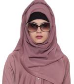 Pink Plain kashibo Stitched Hijab