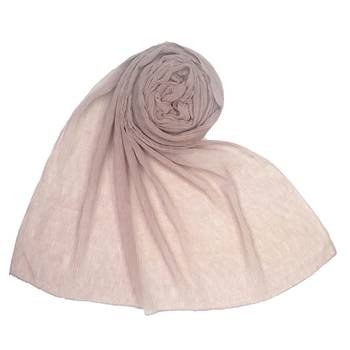 Light Pink  Plain Cotton Hijab 1