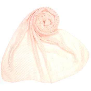 Pink  Embroidered Cotton Hijab 1
