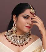 Maroon Necklace Sets