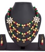 Multicolor emerald  necklaces