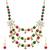 Multicolor emerald  necklaces