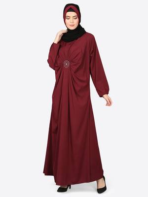 Nazneen Circle Pleated Abaya 2