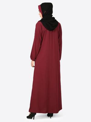 Nazneen Circle Pleated Abaya 4