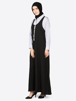 Nazneen Executive Two Color Abaya 2