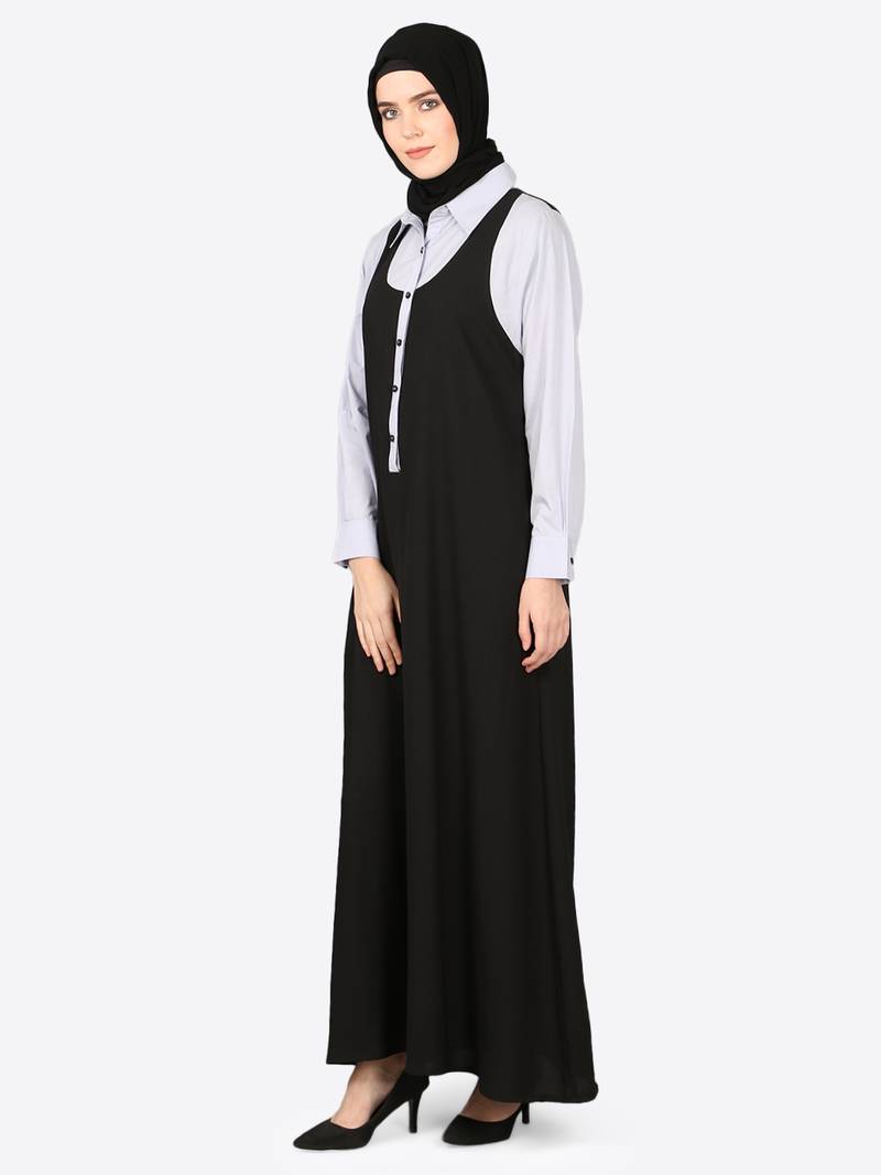 Nazneen Executive Two Color Abaya