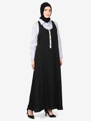 Nazneen Executive Two Color Abaya 3