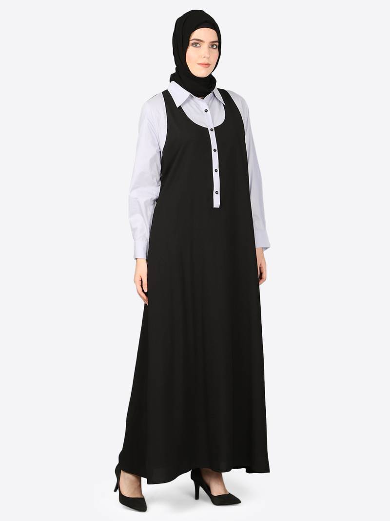 Nazneen Executive Two Color Abaya