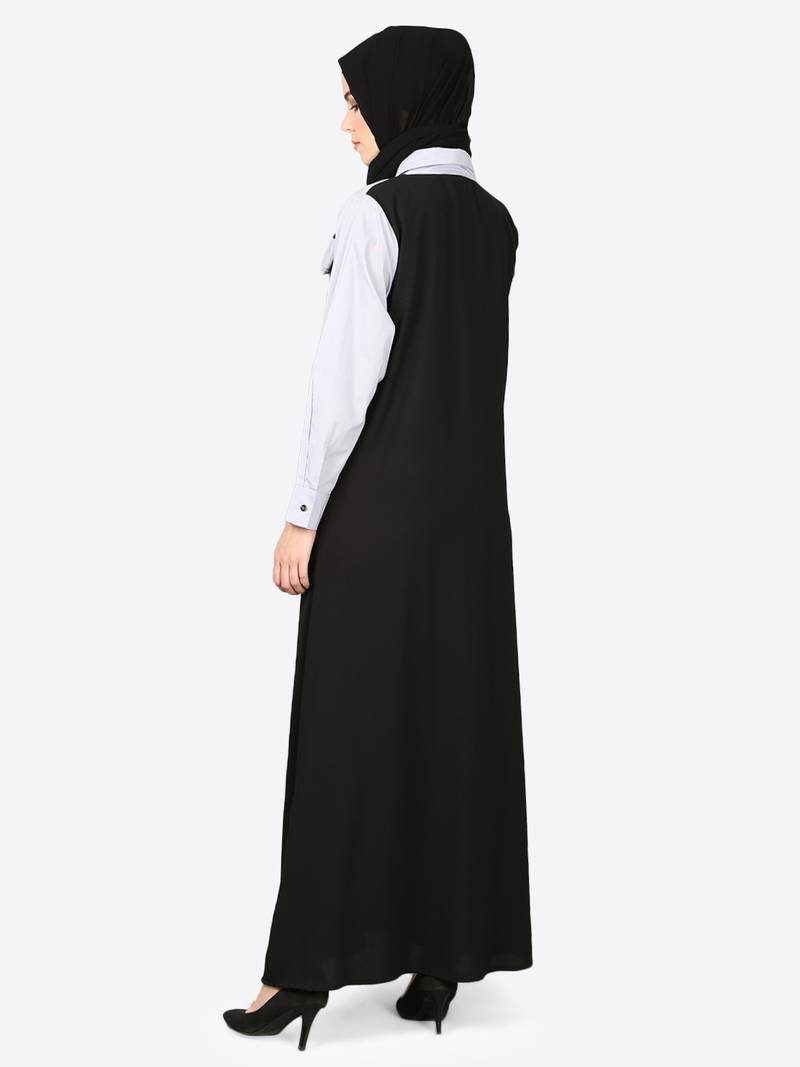 Nazneen Executive Two Color Abaya