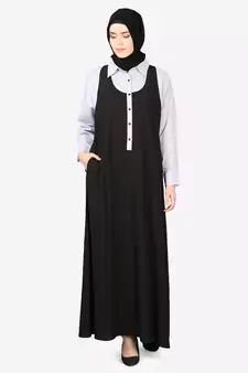 Nazneen Executive Two Color Abaya