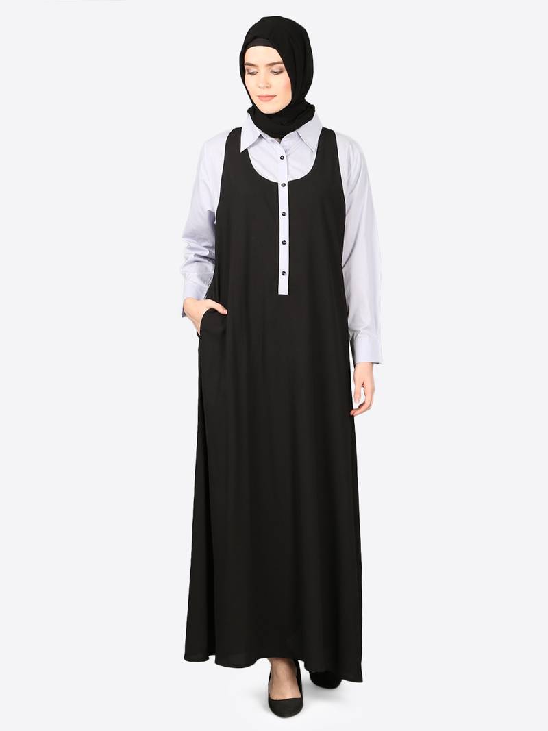 Nazneen Executive Two Color Abaya
