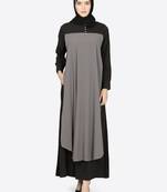 Nazneen Extra Layer Abaya At Front Casual Abaya