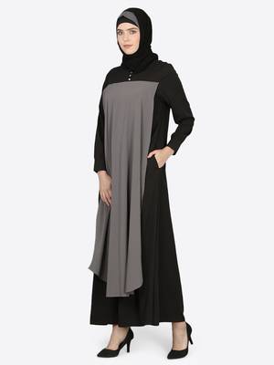 Nazneen Extra Layer Abaya At Front Casual Abaya 3