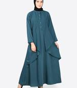 Nazneen Reverse Panel Front Open Abaya