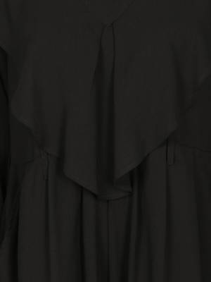 Nazneen Frill At Front Pant Abaya 5