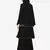Nazneen Hand Work Three Bell Layer Party Abaya