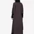 Nazneen Patch Contrst Cuff Purple Kaftan