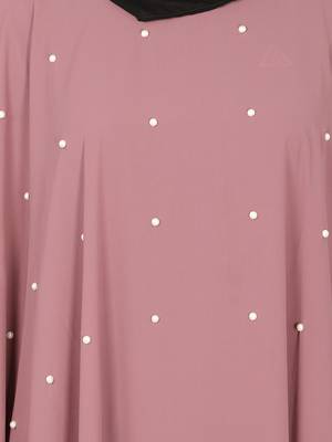 Nazneen Pearl Beaded Mauve Kaftan 5