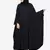Nazneen Pearl Beaded Black Kaftan