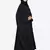 Nazneen Pearl Beaded Black Kaftan